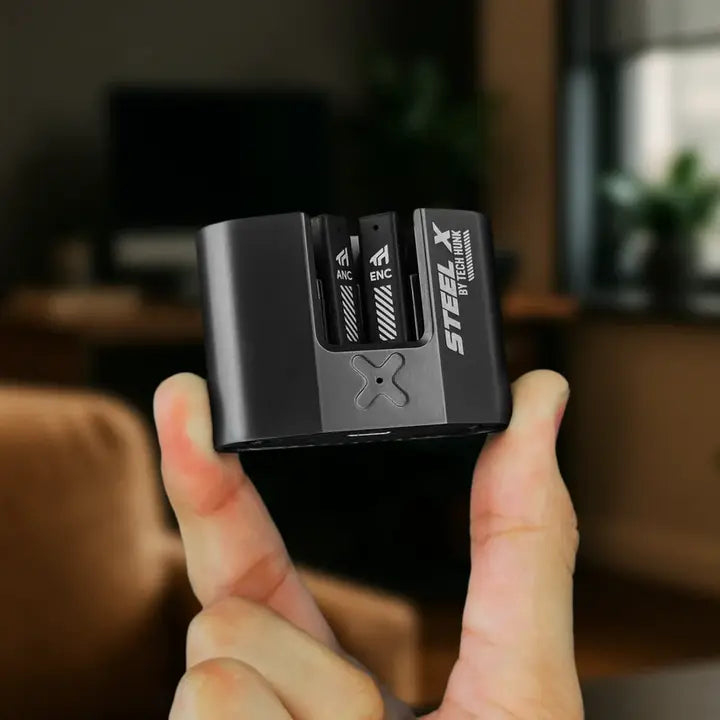 TH Steel X Earbuds + Free Gift (Pods Pro 2 Buzzer Edition)