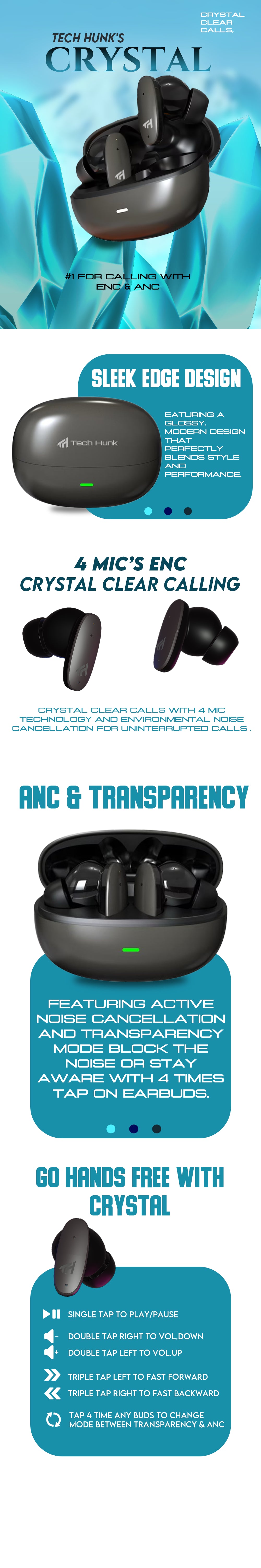 TH Crystal Earbuds