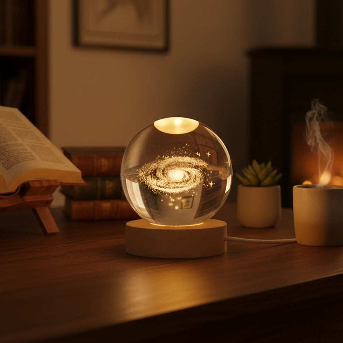 Crystal Sphere Lamp